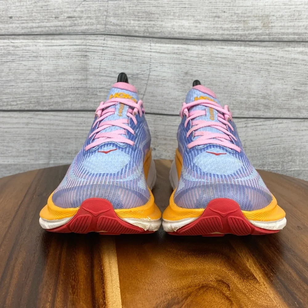 HOKA One One Clifton 9 Peony Mirage Purple Running Shoe Women’s 6.5 / Youth 5 - Picture 7 of 12